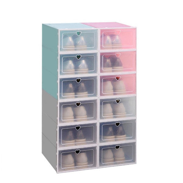 Transparent shoe box