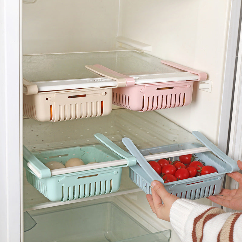 Retractable Refrigerator Storage Box