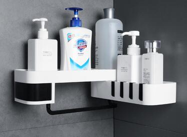 Suction Wall Corner Shelf