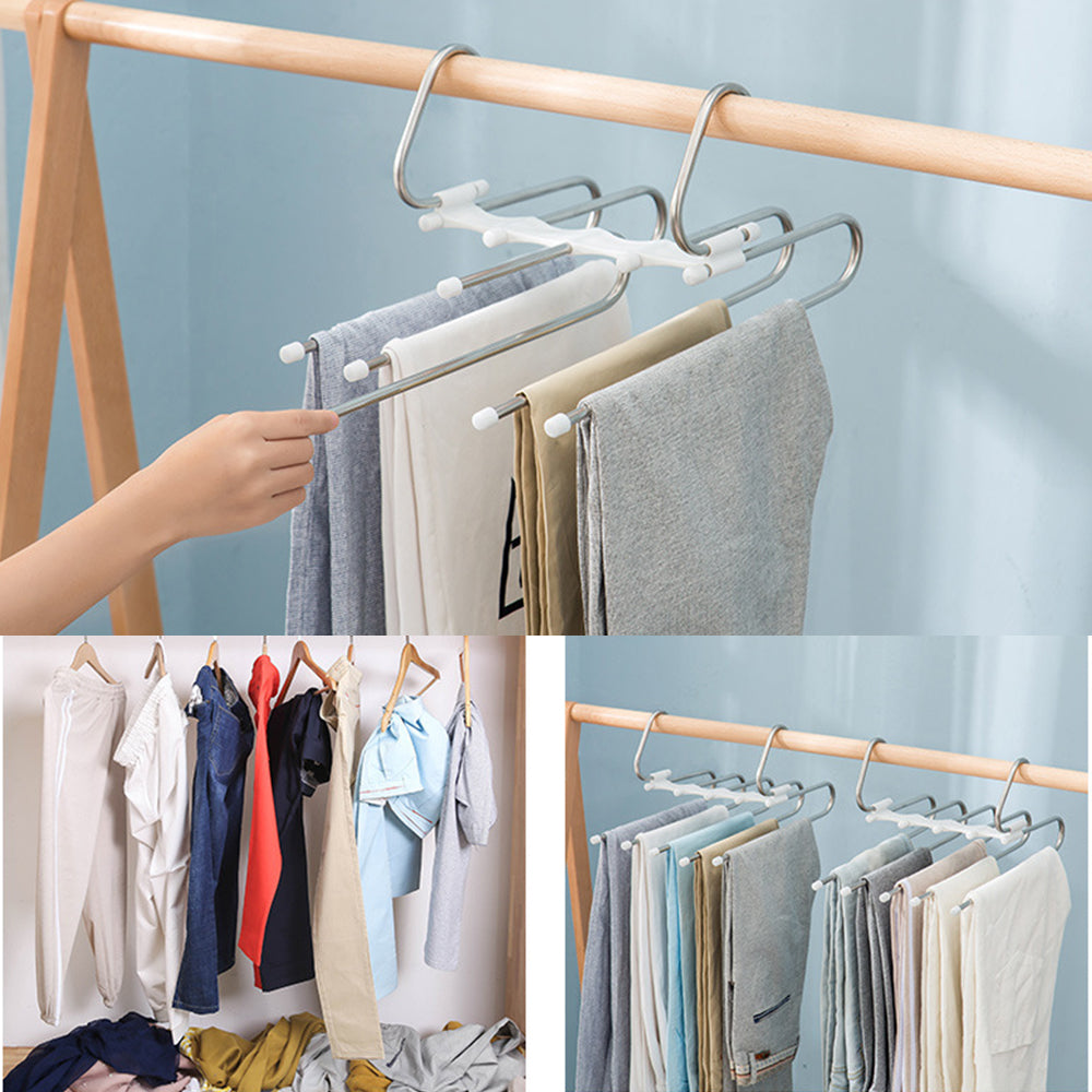 Multi-Functional 5-in-1 Wardrobe Hanger