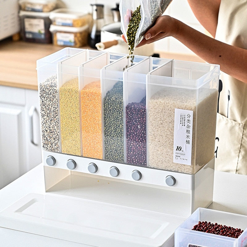 Wall-Mounted Rice Storage