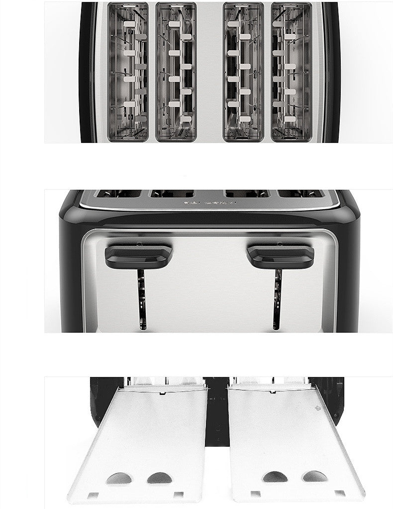 Multifunctional Four-Slot Toaster