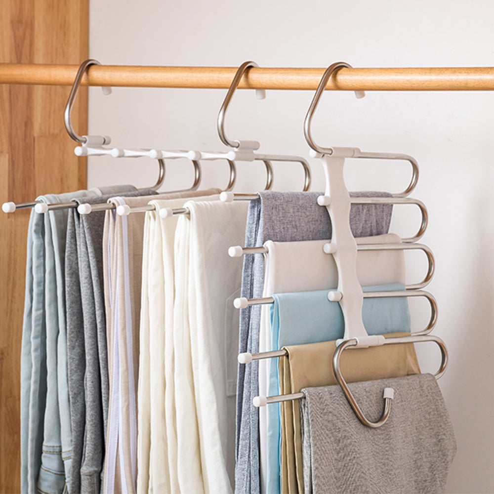 Multi-Functional 5-in-1 Wardrobe Hanger