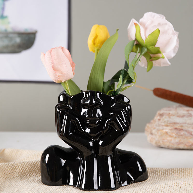 Ceramic Vases Flower Vase Sculpture Crafts