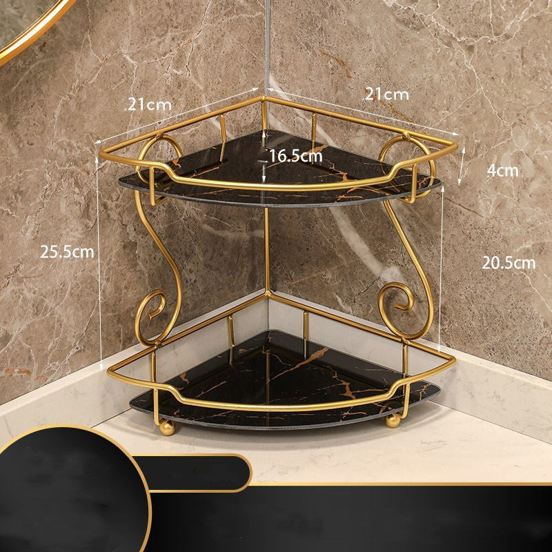 Light Luxury Triangle Bathroom Storage