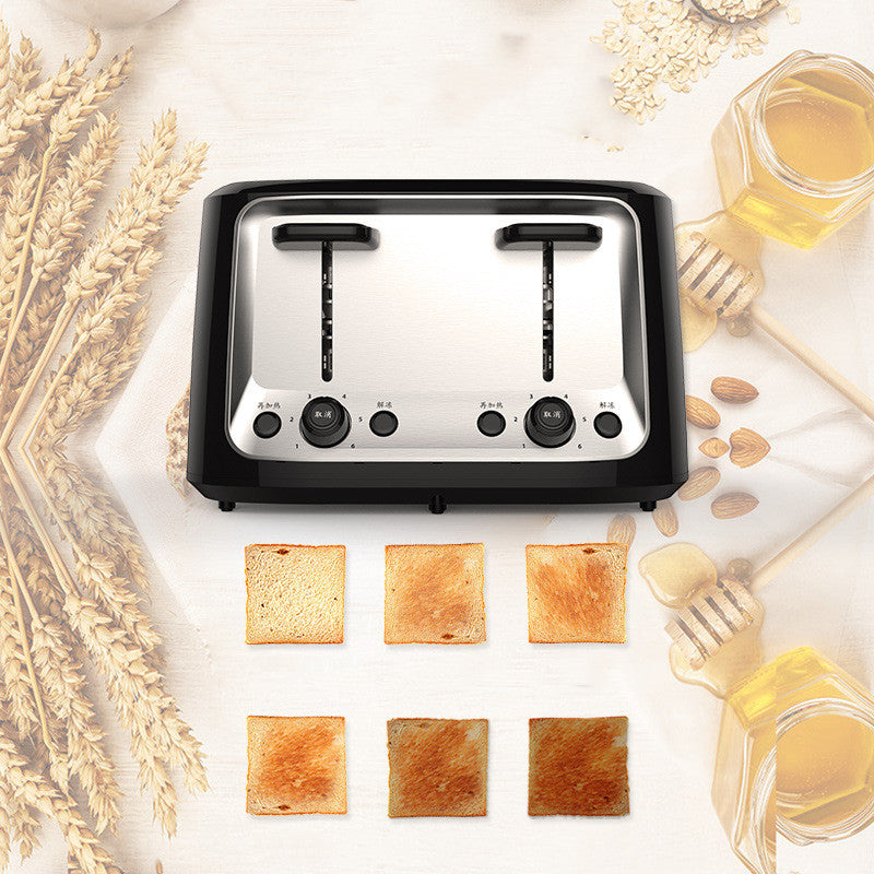 Multifunctional Four-Slot Toaster